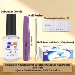 MONLEYTA | Nail Polish Remover Gel Dissolving Solution Strong Removal Tool
