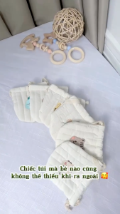 Túi đựng tỏi túi đeo tránh vía túi lì xì thêu họa tiết màu sắc dễ thương cho bé Keroshop