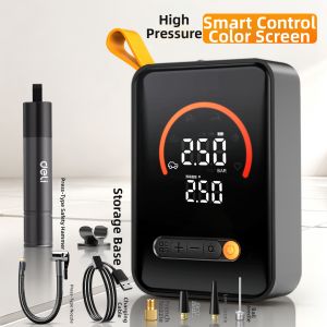 deli | Smart Color Screen Wireless Car Tire Inflator