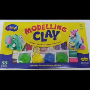 Nikki 33-Pieces Fun Clay Modeling Clay Set With Accessories (LS51)