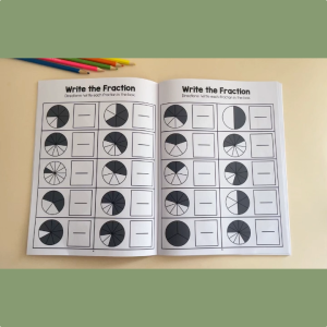 24 Pages 2nd Grade Math Workbook For Mastering Fractions Essential Math Skills Fractions Learning Tool Homeschooling Classroom Use Mathematics Learning Materials Arithmetical Exercise Book Activity Worksheet