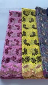 African Cotton Lace Fabric High Quality 5Y Swiss Voile Lace Hot Sale Nigerian Lace Fabric For Sewing Women Evening Party Dresses