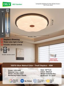 DGY | Retro Modern Simple Wooden Ceiling Light