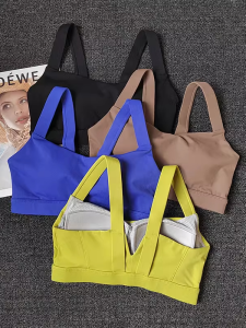 High Intensity Yoga Sports Bra Womens Summer Anti Shock One Piece Running Fitness Vest Quick Dry Breathable Sports Underwear