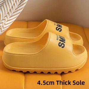 MONLEYTA | Japanese Home Slippers Men Women Bathroom Anti-Slip Thick Bottom Comfortable Couple Cold Slippers Soft Sensation Indoor Shoes