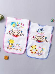 3/5/10 Extra Large Baby Saliva Towel Crystal Velvet Cartoon Waterproof Bib and Neckerchief Men and Women Fat Baby Feeding Bib