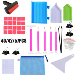 DIY Embroidery Accessories & Diamond Painting Tools Kit: Adult Art Supplies