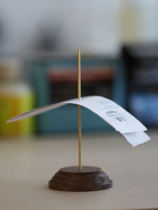 Kitchen Takeout Order Organizer Fixed Ticket Fork Integrated Menu Paper Needle One Piece Metal Clip Business Supply