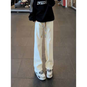 Thermal Fleece Thick Straight Mens Sweatpants