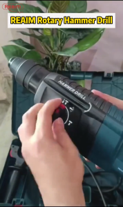 SUMINOE 3-in-1 Electric hammer Demolition 2500W Heavy Duty Rotary Hammer Drill with 5 Drill Bits and Demolition Jack Hammer