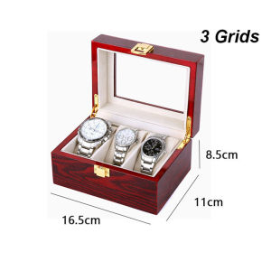 DELESYS Environmental Protection Wood Watch Box 1/2/3/5/6/10/12 Slots Watch Gift Box Watch Storage Travel Case Organizer For Men