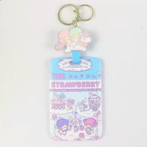 SG🇸🇬Cute Hardcase Cardholder with Retractable Badge Reel for Ez-link/ID pass