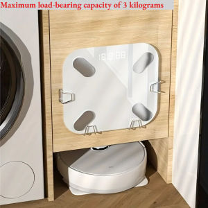 2/4/10pcs Wall-Mounted Weight Scale Holder Load Capacity 3kg for BathroomHome GymFor Various Weighing Scales and Equipment