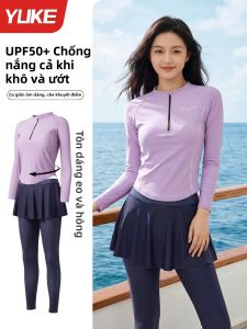Yuke | Bộ Đồ Bơi Dài Tay & Quần Dài Bảo Vệ Da cho Nữ