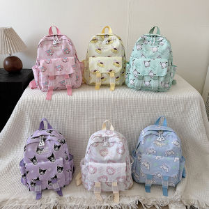 Cute Childrens Backpack Girls Kindergarten Travel Lightweight Baby Bookbag Cartoon Double Shoulder Bag for Girls
