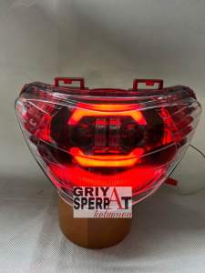 LAMPU DEPAN SATRIA HIU MALAYSIA 2TAK DAYMAKER LED