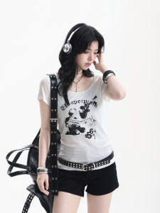 zuocisankon | Stylish Fitted Slimming Guitar T-Shirt