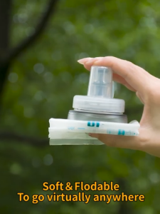 WRELS Bình nước mềm cỡ lớn thích hợp cho hoạt động ngoài trời thể thao du lịch chạy bộ không chứa BPA và TPU # SH07