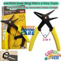 AMTECH / KDK Snap Ring Pliers 4 Way Tang Penjepit Lurus Buka Tutup 2 Fungsi 2 IN 1 Pasang Ring Range 10 - 40mm TERMURAH. 