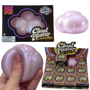 Schylling | Schylling NeeDoh Cloud Pleaser Slow Rise Cube Soft Squishy Squeeze Toy Anti-Stress Anti-Anxiety Fidget For ADHD