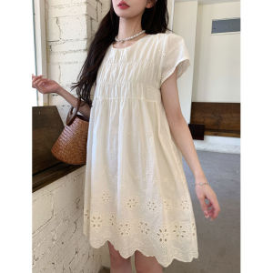 Genvlang | Lace Slimming Sweet and Casual Maternity Dress A-Line