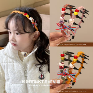 Anti-Slip Toothed Headband for Girls Childrens Fashion Korean Style Hair Accessories Comfortable Non-Locking Autumn Winter