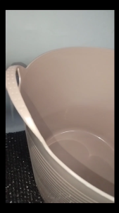 NIKKO Lotus Round Flexi Laundry Bucket/Extra Large Laundry Basket with Handle/All Purpose Flexible Organizing Big Bucket/Clothes Hamper/Lagayan ng Labahan/High Quality Multipurpose Lightweight and Portable Storage Organizerl For Storing ClothesToysBooks