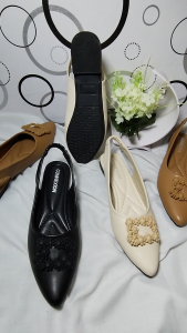 Sepatu Bapau Wanita Terbaru /Karet kotak HAK 2 CM 23