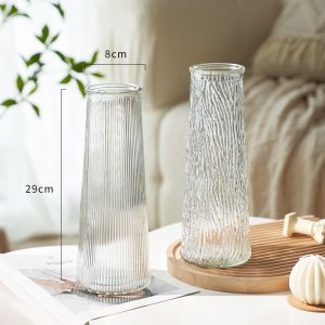 ชุดกระติกแก้วใส 2 ชิ้น สำหรับตกแต่งบ้าน ดอกไม้สด ดอกบัว กระต่ายทอง กระติกแก้วใส ตกแต่งห้องนั่งเล่น ดอกไม้ประดับ