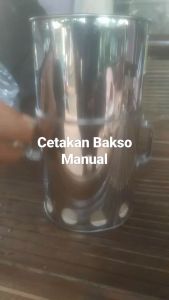 Cetakan Pentol Bakso Stainless 8 Lubangfreespatula