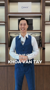 Túi Cầm Tay Nam Có Dây Đeo Chéo GENCE RB14 Da Bò Khóa Vân Tay Cao Cấp Màu Đen