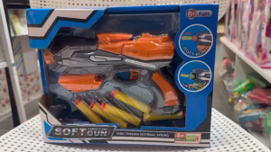 Súng Đồ Chơi Bắn Đạn Mút SPACE GUN – Thiết Kế Cực Ngầu An Toàn Cho Trẻ Em