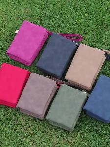Retro Folding Zipper Wallet High-Quality PU Leather Portable Multifunctional Womens Wallet Fashionable with ID Card Window Wris
