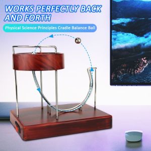 Kinetic Art Perpetual Marble Machine Perpetual Motion Machine Desk Top Decoration Kinetic Motion Toy for Home and Office