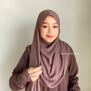 EmmaQueen - Jilbab Lessa Kerudung Pashmina Babydoll Premium
