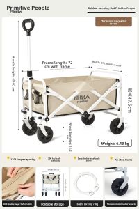 The Primitive | Camping Collapsible Handcart