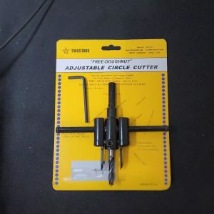 TWO STARS Adjustable Circle Cutter Hole Saw 30 - 120 mm Bor Hidroponik