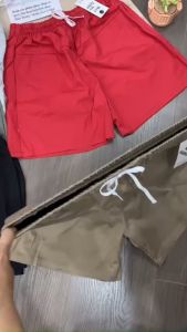 Quần đùi nữ vải kaki lưng thun mềm mát từ 50kg-55kg - quần đùi kaki nữ - quần short nữ - quần sọt nữ - QNU03