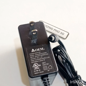 Nguồn Adapter DC 15V - 2A / Đầu cắm 5.5mm x 2.1mm