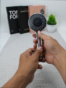 Hand Shower Tanpa Selang Simple Kamar Mandi 1/2 Inch Bahan Abs Chrome High Quality HS-73