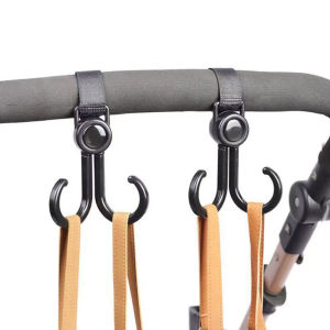 2pcs Baby Stroller Hook Baby Cart Hooks Shopping Bag Clip plastic Mommy Hook Child Kids Trolley Accessories Bicycle Motorcycle Battery Operated Vehicle hook