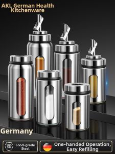AKL | Stainless Steel Anti-leak No Oil Hanging Seasoning Bottle