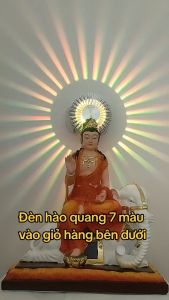 Đèn LED hào quang bàn thờ phật chuyển đổi 7 màu (Hàng Nhập)