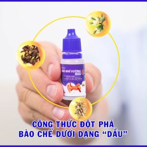Combo 3 Nhỏ tai Bảo Nhĩ Vương Drop - Hỗ trợ giảm viêm tai giữa nấm tai lâu ngày
