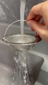 ★3 Sizes 304 Stainless Steel Sink Filter With Handle Strainer Or 30 Disposable Sink Filters Mesh Kitchen Food Hair Srceen Drains