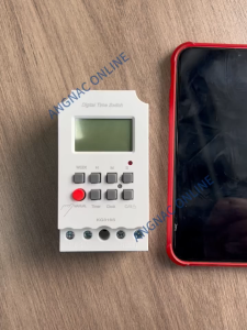 Digital Programmable Timer 220V 32 ON/OFF Settings with LCD Display for Lights Pumps Irrigation & Home/Industrial Use