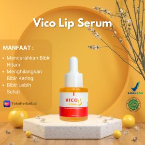 VICO LIP SERUM PEMERAH BIBIR PENCERAH BIBIR ALAMI DAN TERAMPUH 100% ORIGINAL