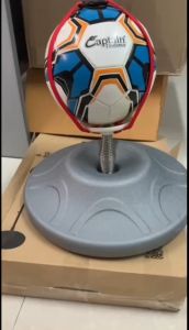 Captain Tsubasa Football Trainer  เทรนเนอร์ฟุตบอล สำหรับฝึกซ้อมบอล แบบฐานมีสปริง  และแบบเชือก ฟุตบอลผลิตจากหนัง PVC สังเคราะห์พิเศษ เบอร์ 5