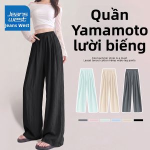 Jeanswest | Quần Tây Mỏng Cao Cổ Chất Liệu Lụa Nhẹ Mát Mới 2026 Thời Trang