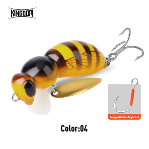 Kingdom | Kingdom Wasp Minnow Lure 35mm 3.9g 4.5g 43mm 4.8g 6.1g Floating Sinking Freshwater Bass Fishing Spinner Treble Single Hook Lure
